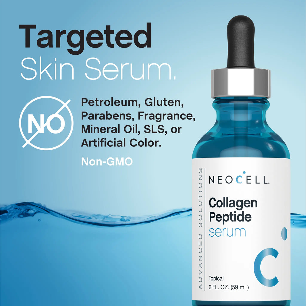 Inside & Out Collagen Bundle: Neocell Collagen Bio-Peptides Powder 20Oz & Collagen Peptides Serum