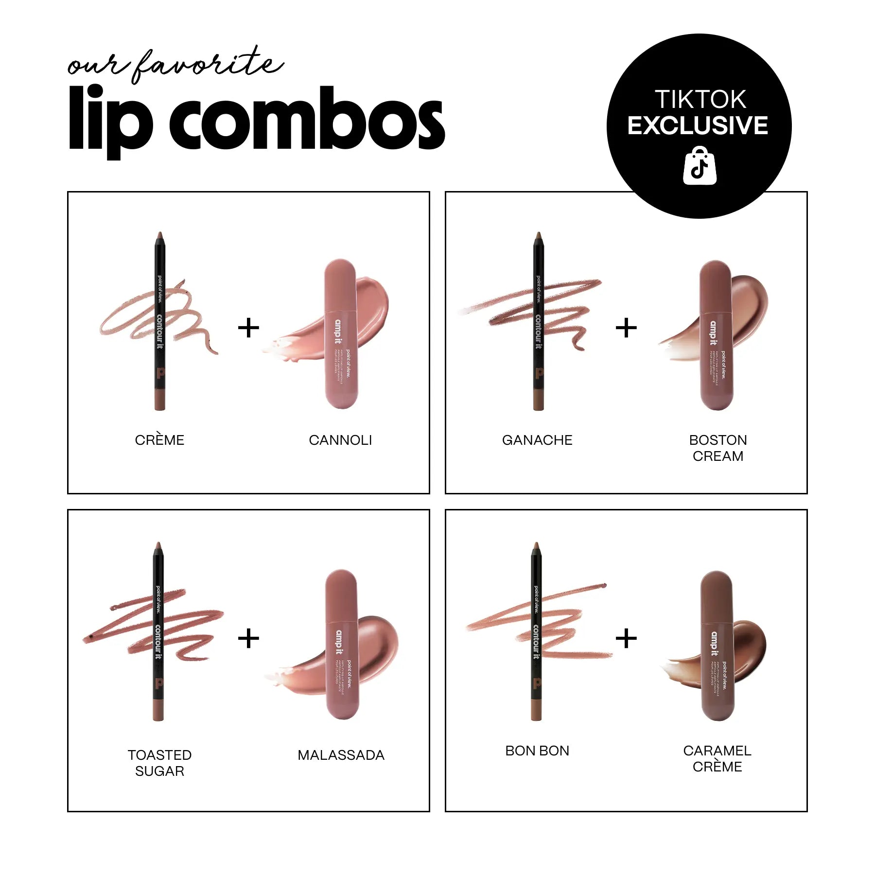 Amp (K)It | by Pov Beauty | Lip Liner + Gloss Bundle