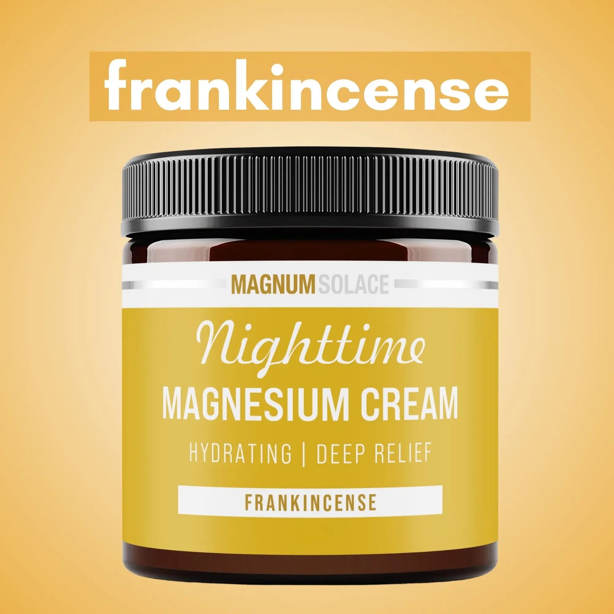 Magnum Solace Nighttime Magnesium Cream - Hydrating Lotion for Daily Comfort - Body Care, Skincare & Cosmetic Use
