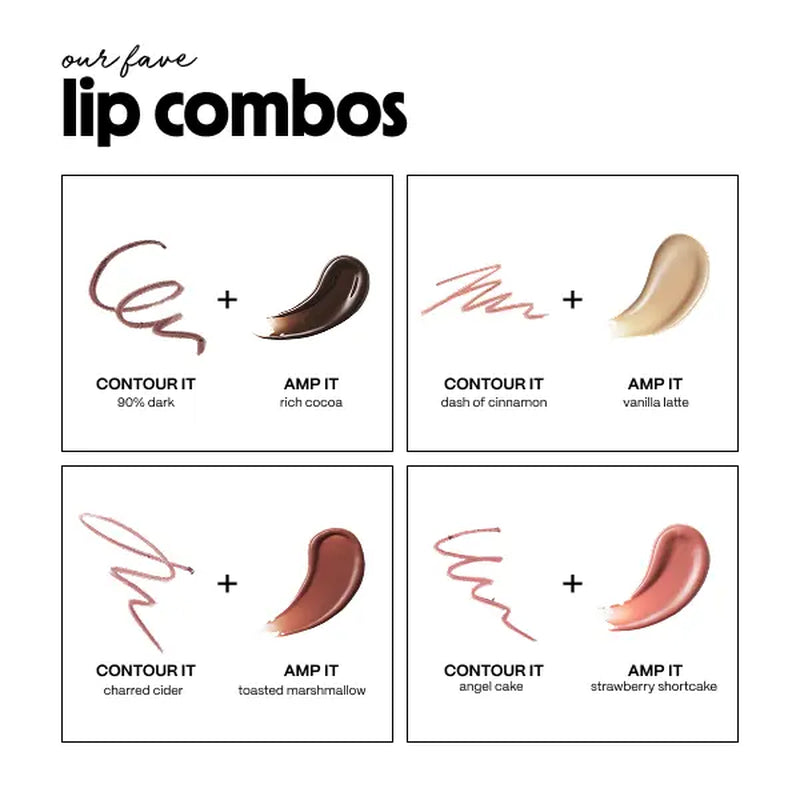Amp (K)It | by Pov Beauty | Lip Liner + Gloss Bundle