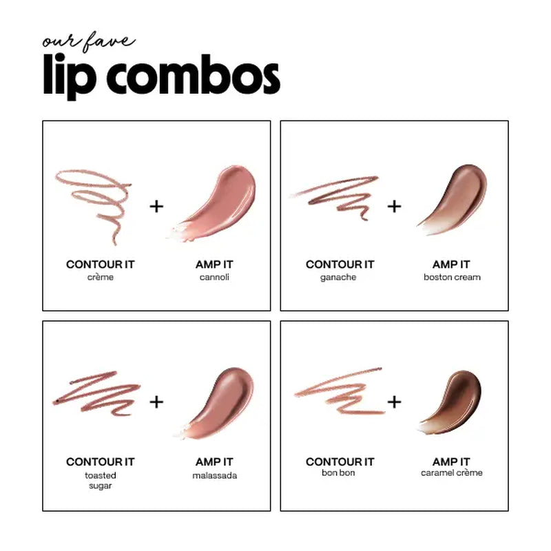 Amp (K)It | by Pov Beauty | Lip Liner + Gloss Bundle